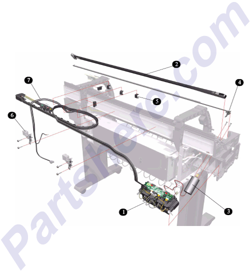 Q1273-60071 HP printer parts and toner at Partshere.com