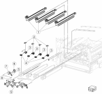 HP parts picture diagram for 40X6637