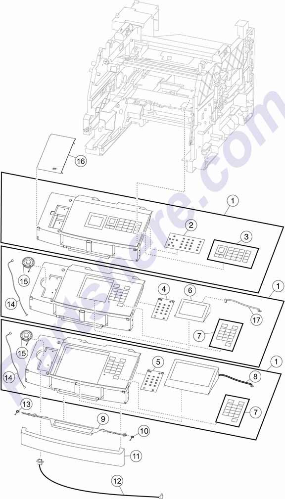 40X8336 is represented by #16F in the diagram below.