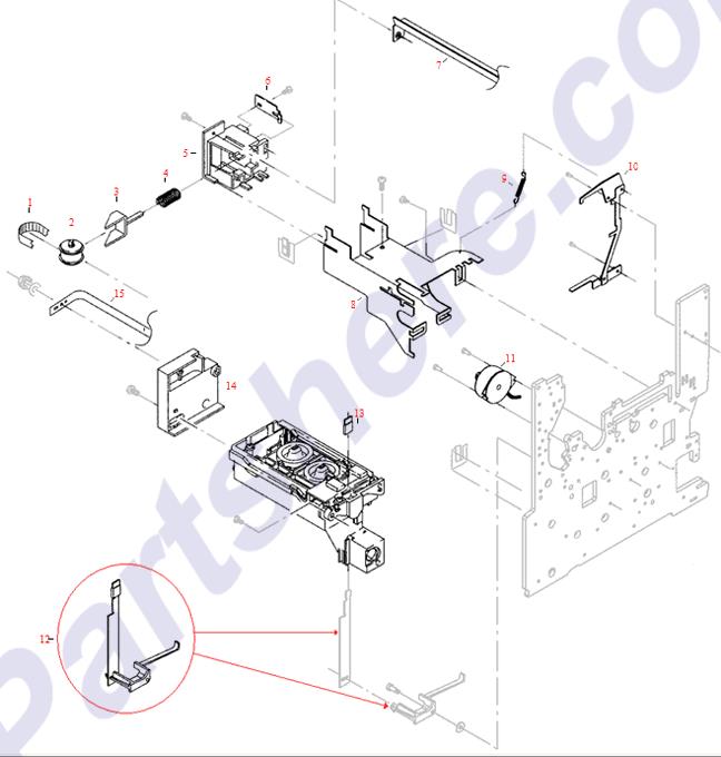 C1633-40006 is represented by #13 in the diagram below.