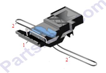 C8116-67005 is represented by #2 in the diagram below.