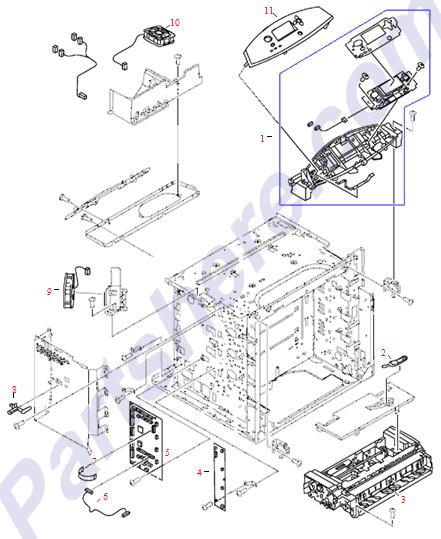 C9656-40004 is represented by #8 in the diagram below.