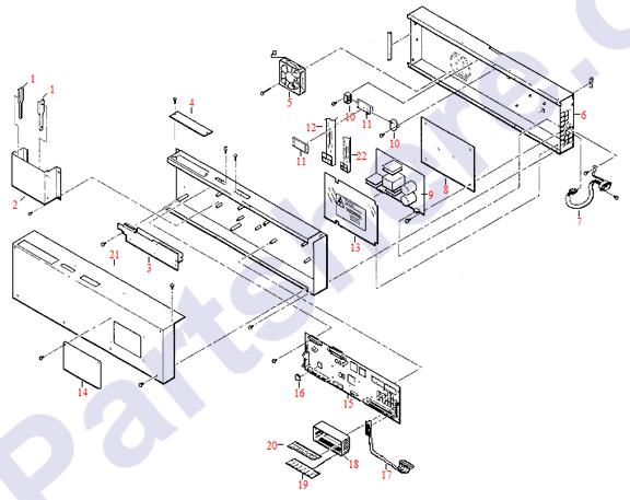 D2152-69001 is represented by #19 in the diagram below.