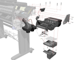 HP parts picture diagram for Q1273-60086