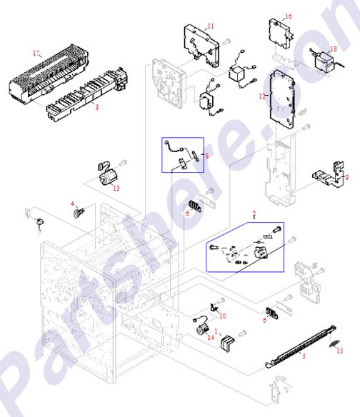 RB1-6909-000CN is represented by #6 in the diagram below.