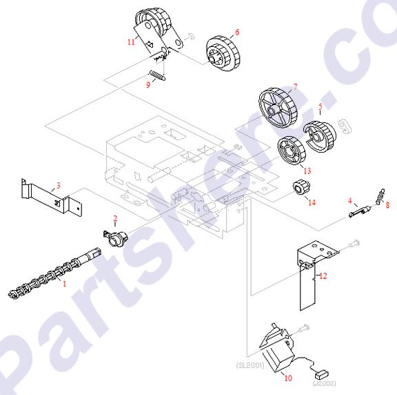 RG5-4391-080CN is represented by #5 in the diagram below.