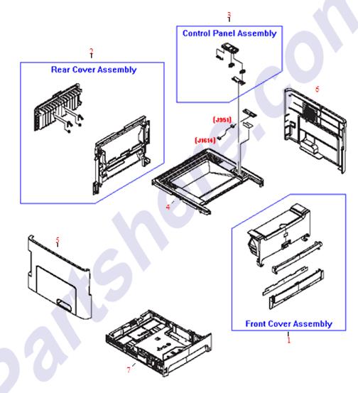 RM1-1324-020CN is represented by #1 in the diagram below.