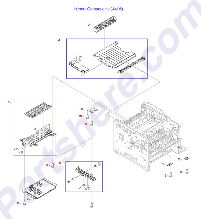 RM1-4042-000CN is represented by #7 in the diagram below.